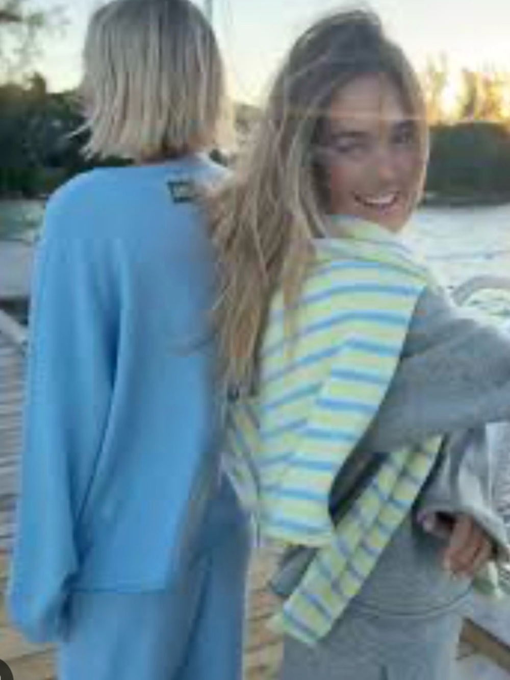 Daily Drills Light Blue Cashmere Sweater - Picture 4 of 9